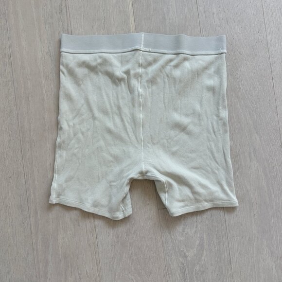 Skims Cotton Jersey Ribbed Boxer Shorts Size XL - Picture 4 of 4